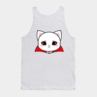 Cute Dracula Cat Tank Top